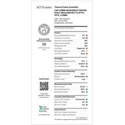 Fisherbrand Septum assemblé avec capsule à sertir 20 mm, argent, bouchon Headspace (bouchon avec système de dépressurisation) Argent, Gris | Buy Online | Fisher Scientific